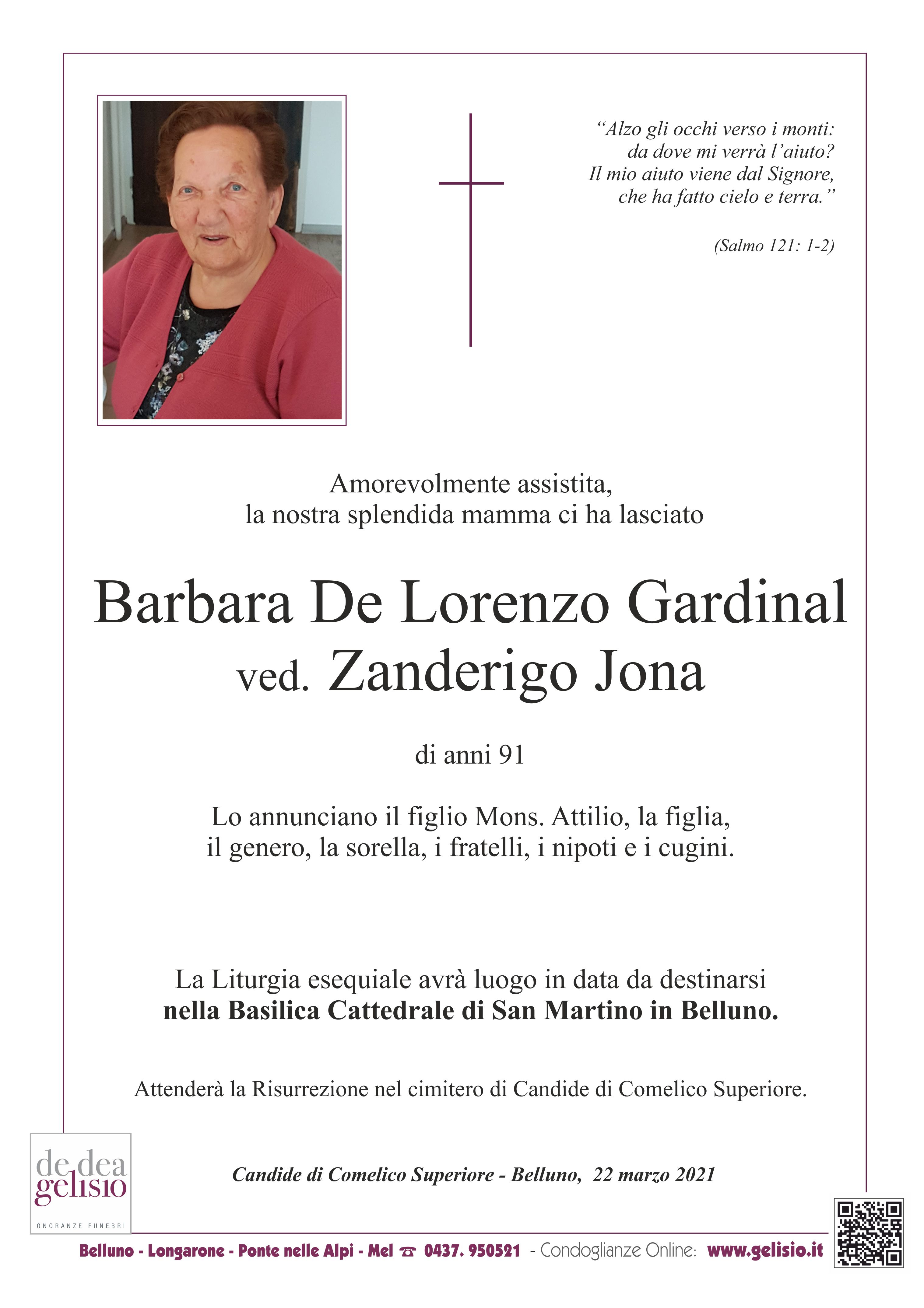 De Lorenzo Gardinal Barbara
