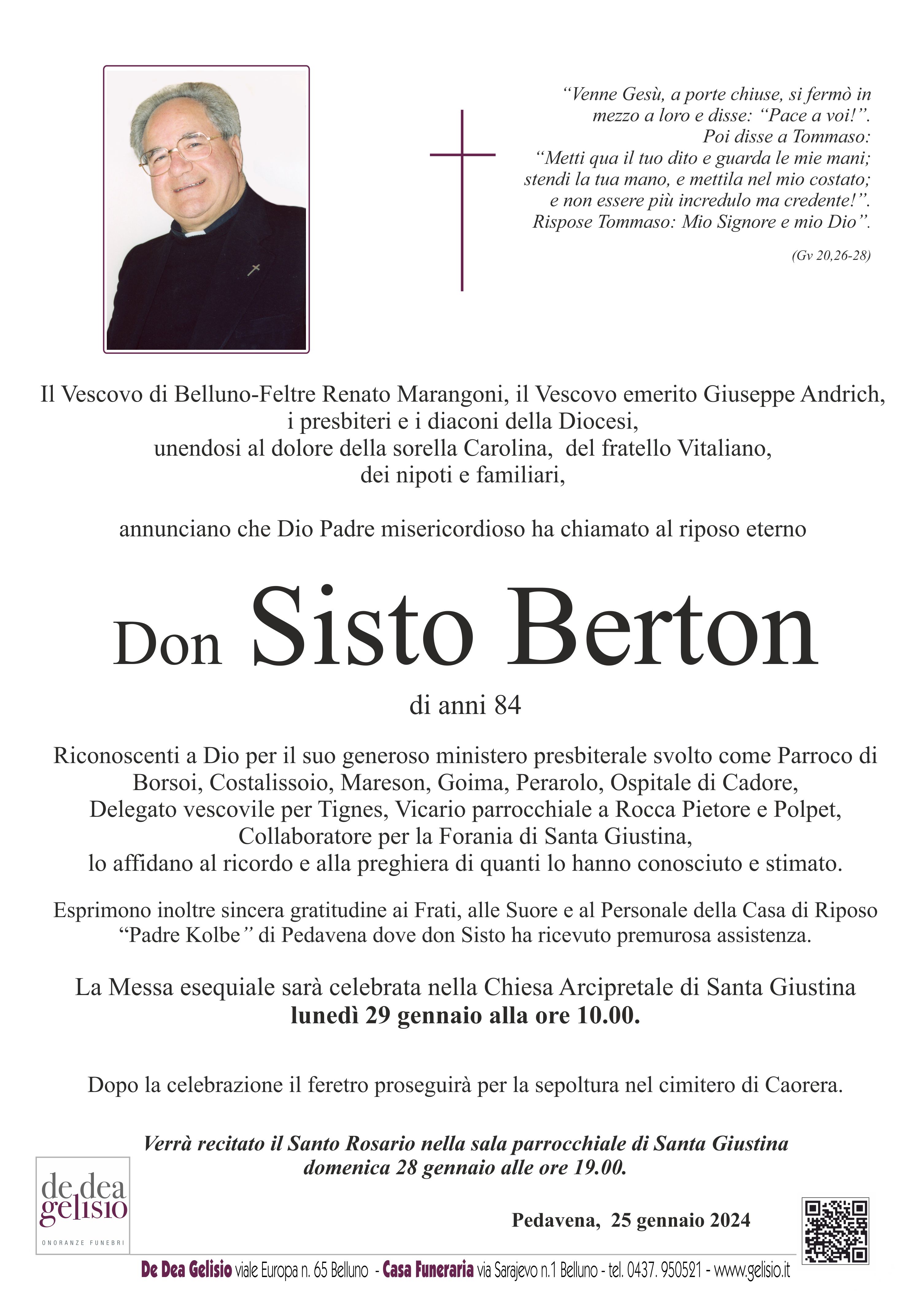 Don Sisto Berton