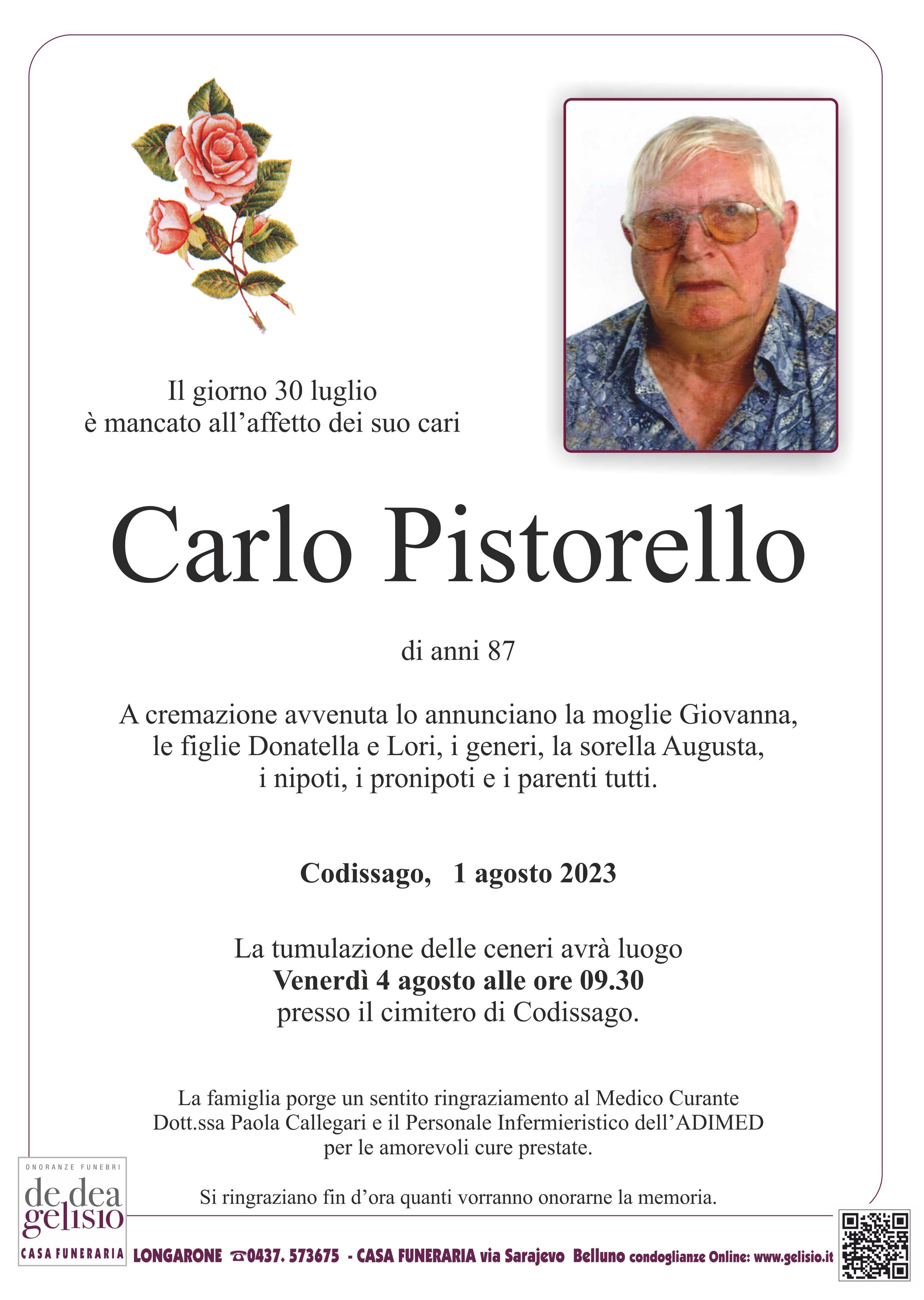Pistorello Carlo